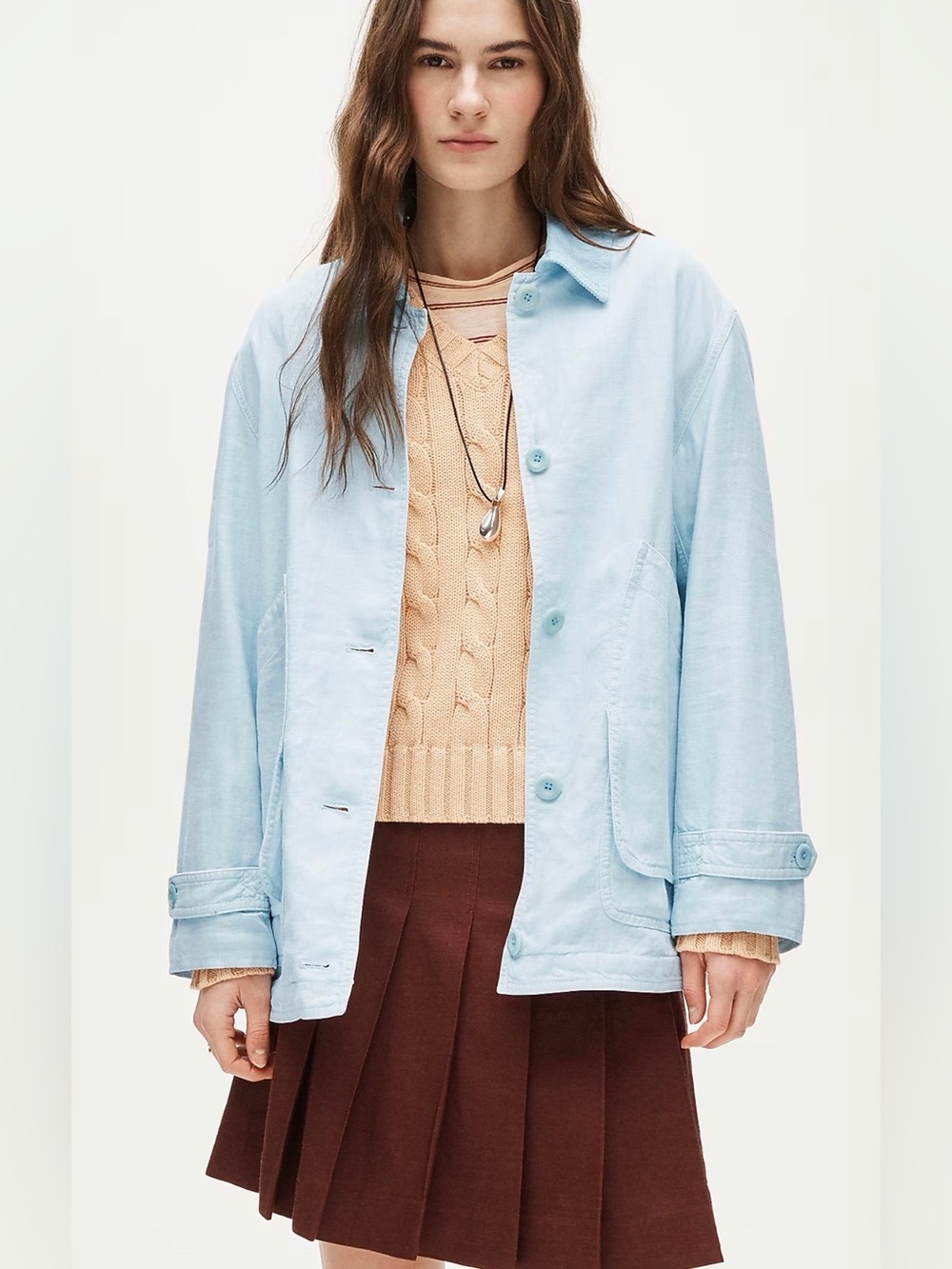 J CREW Barn Jacket™ in linen blend CS397